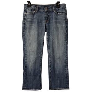 Citizens Of Humanity “Kelly” #063 Low Waist Cropped Stretch Jeans Sz 28 Women’s